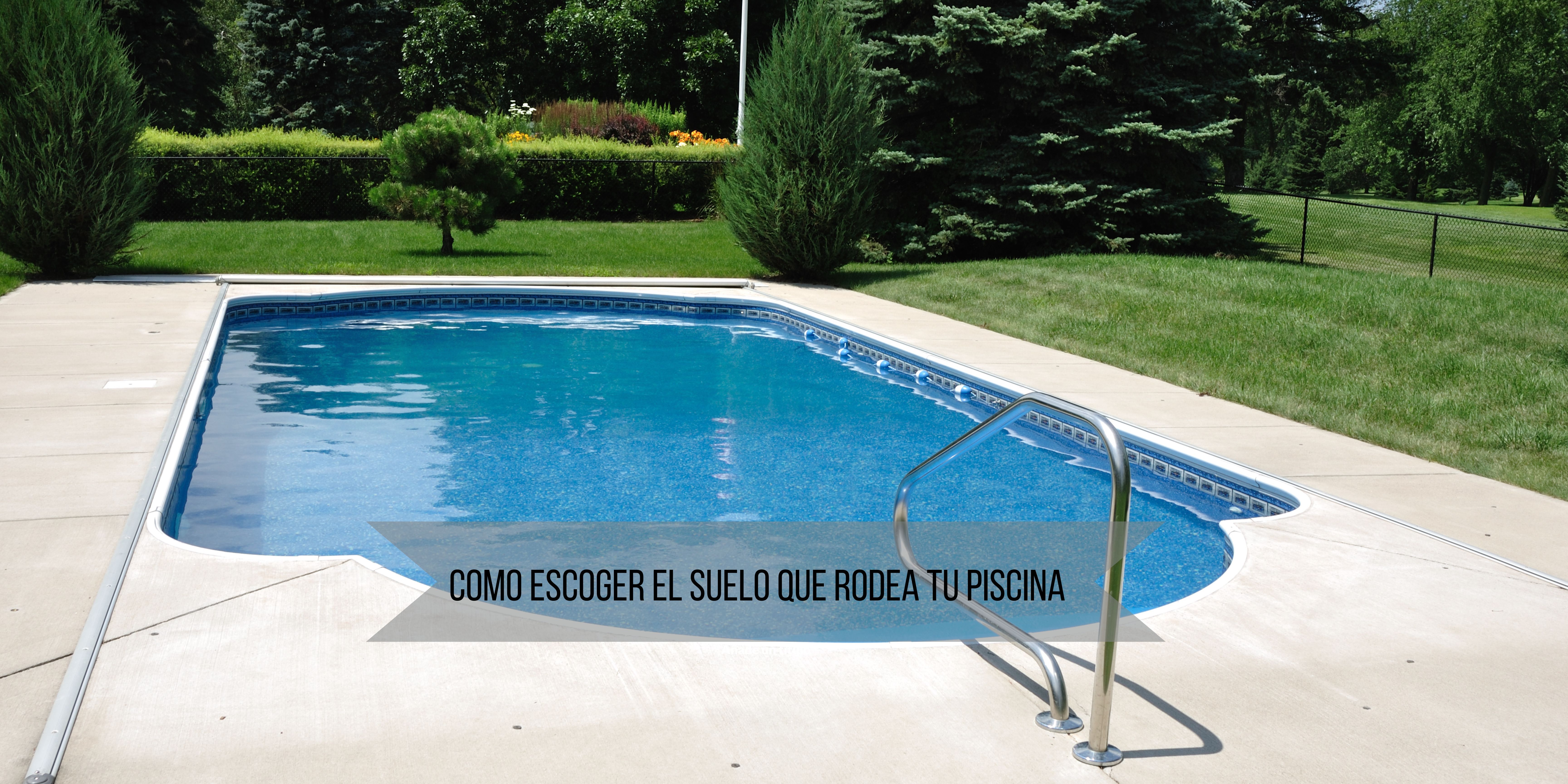 Foto Cómo escoger el suelo que rodea tu piscina